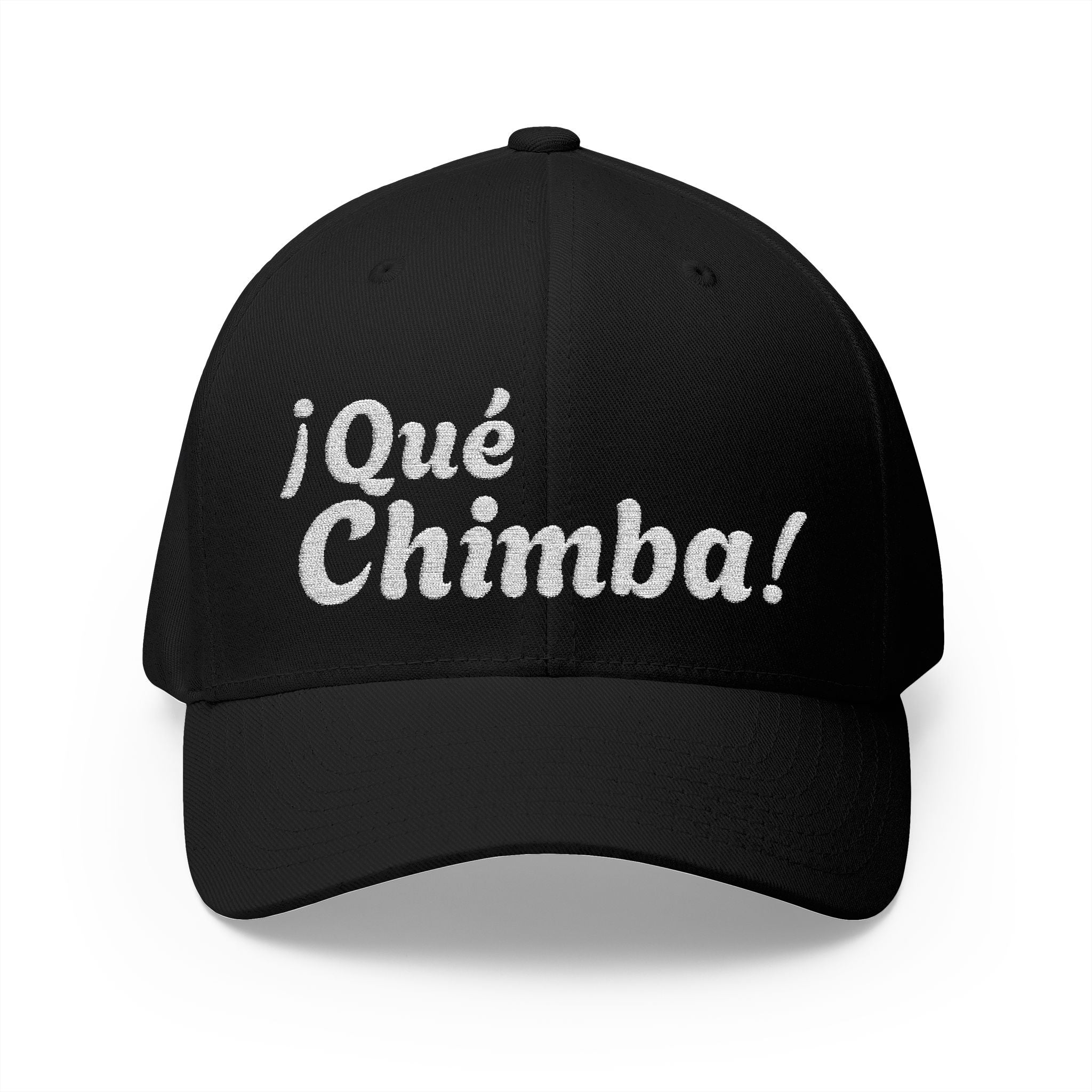 Que Chimba Embroidered Baseball Cap — Casual Latin Pride Hat