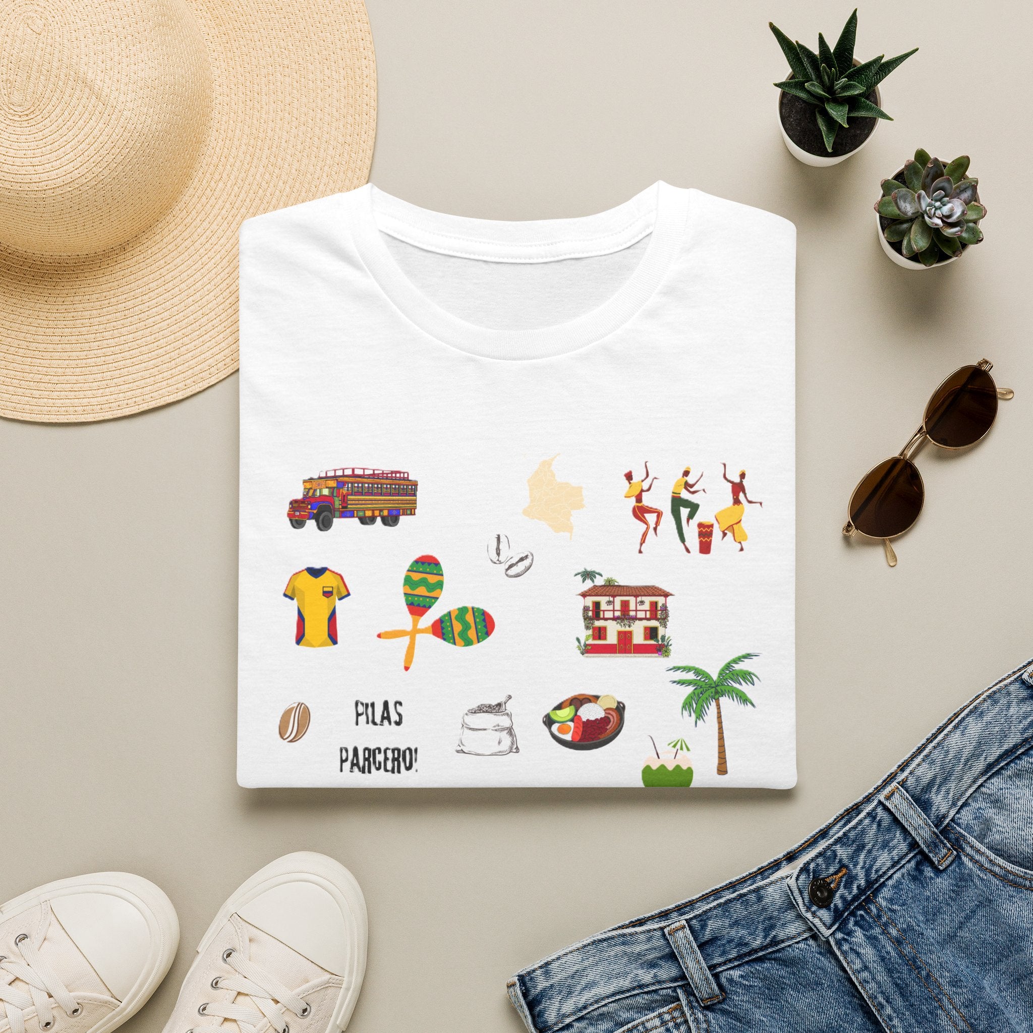 T-Shirt — Colombian Culture Icons