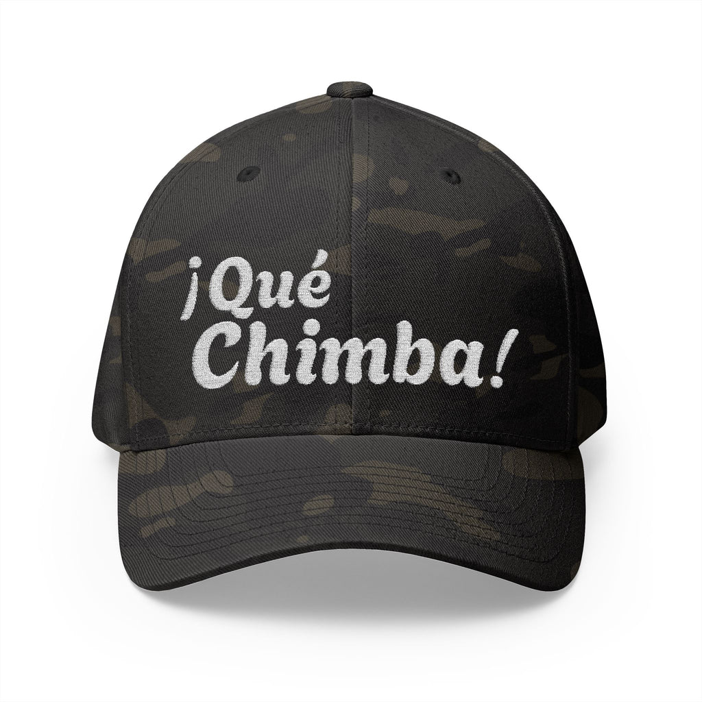 Que Chimba Embroidered Baseball Cap — Casual Latin Pride Hat