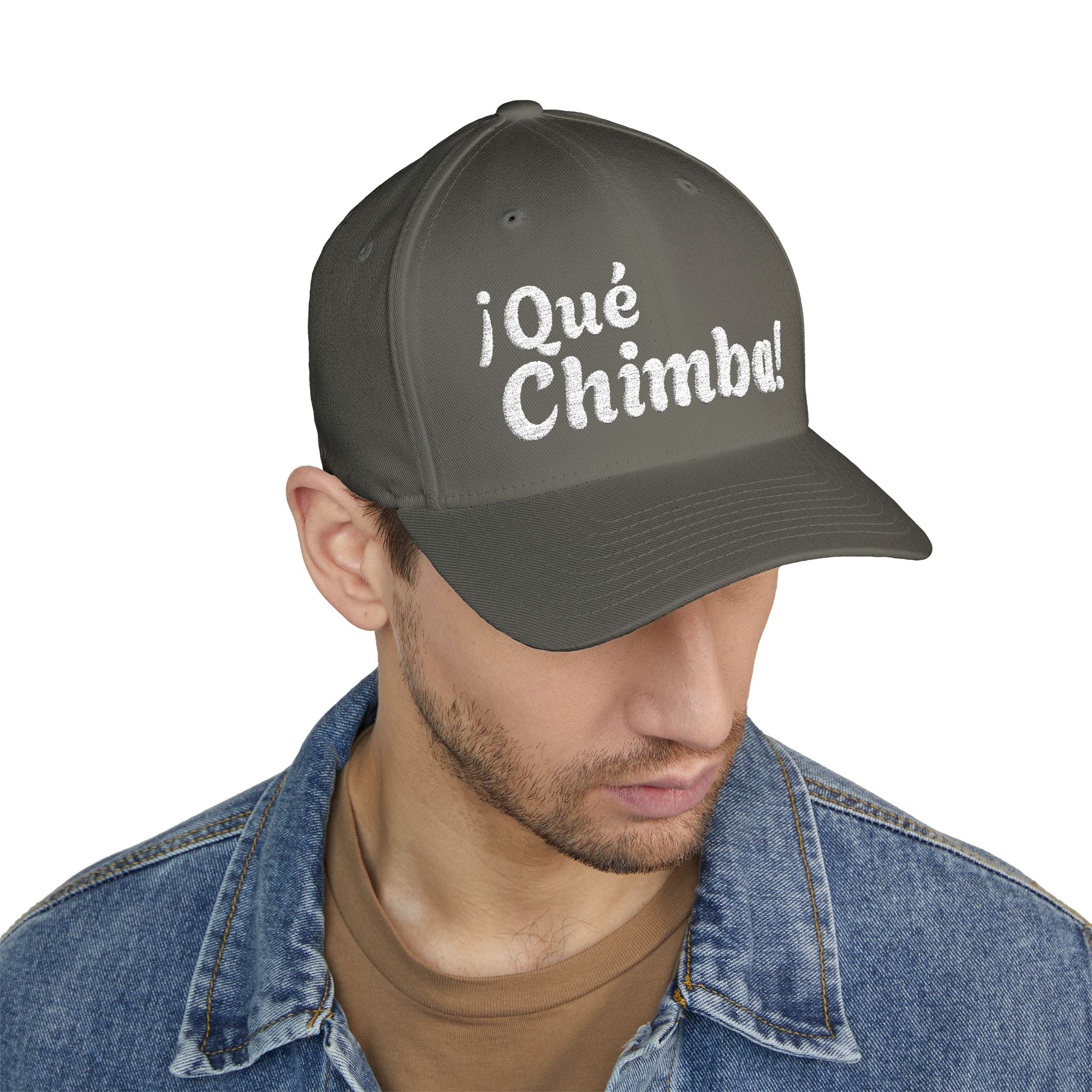 Que Chimba Embroidered Baseball Cap — Casual Latin Pride Hat
