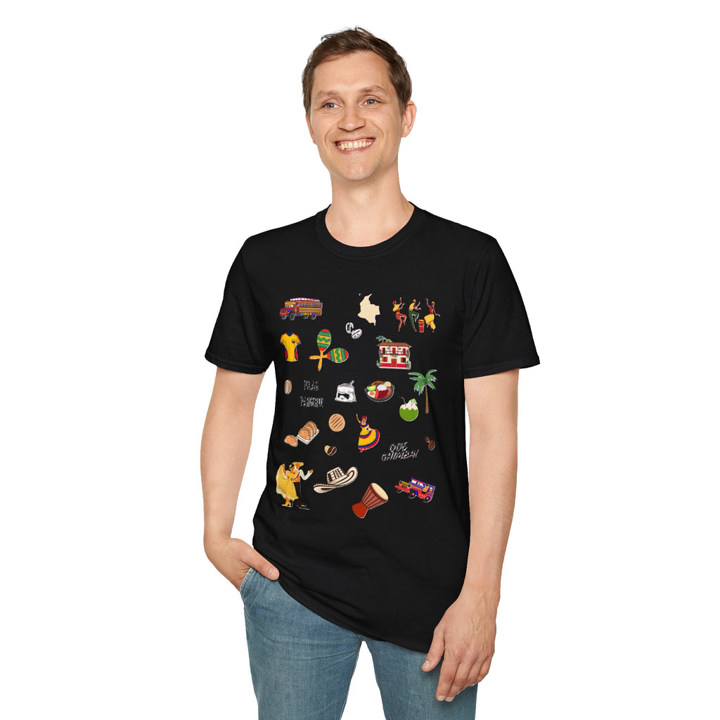 T-Shirt — Colombian Culture Icons