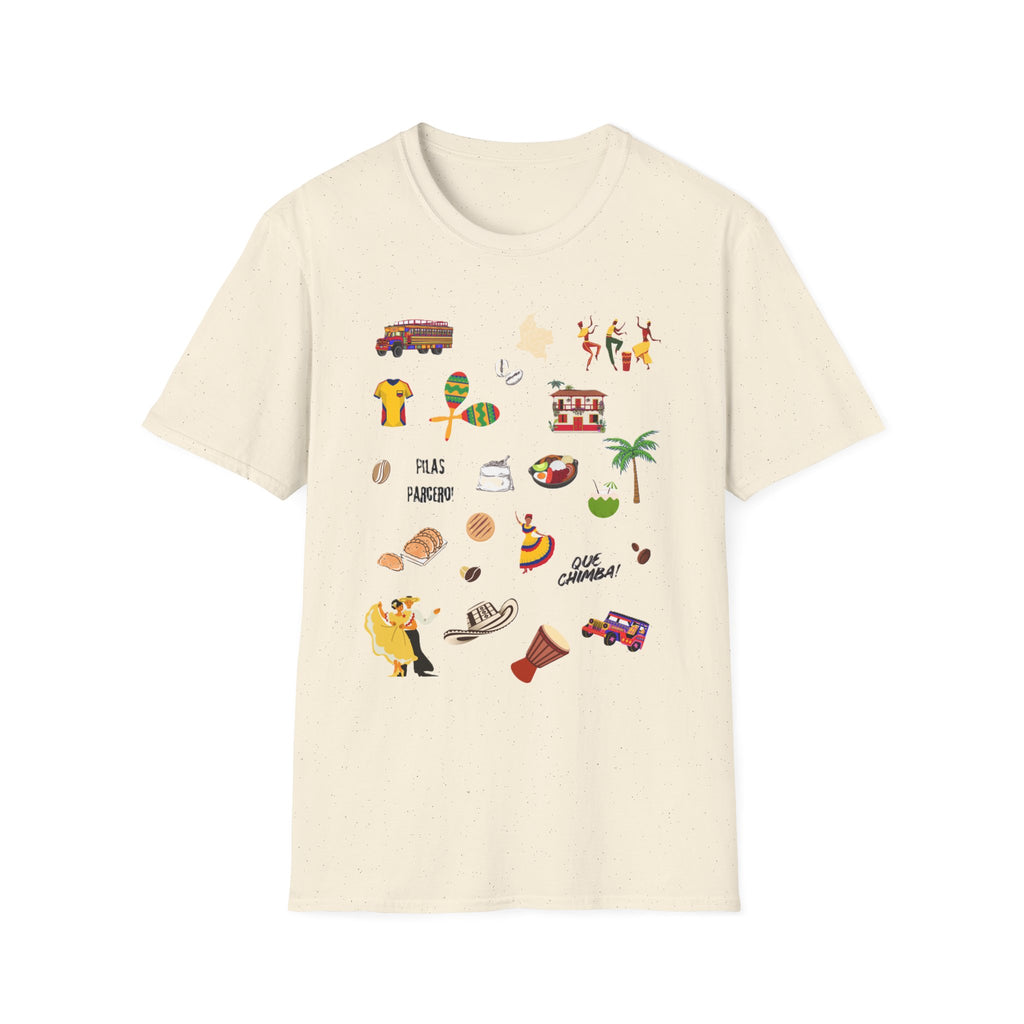 T-Shirt — Colombian Culture Icons