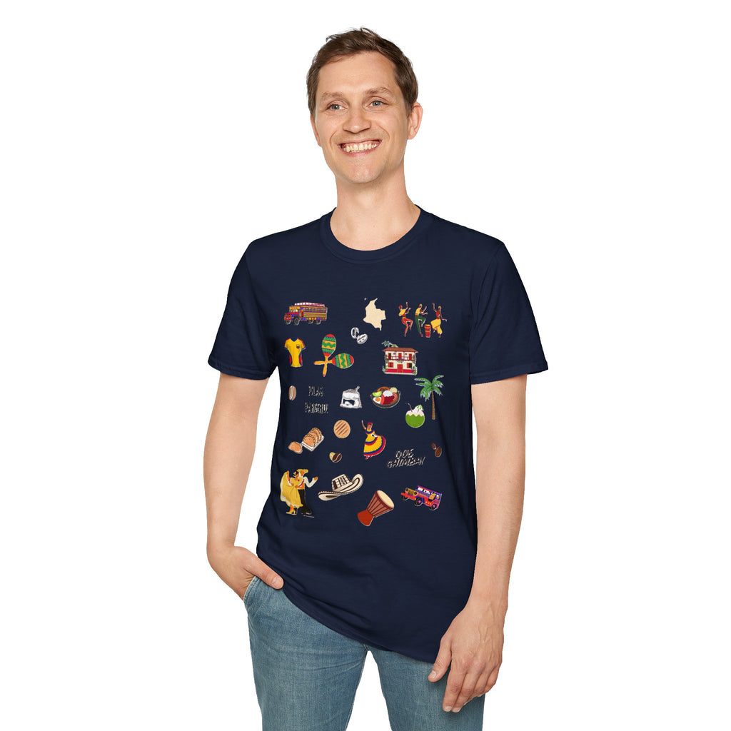 T-Shirt — Colombian Culture Icons