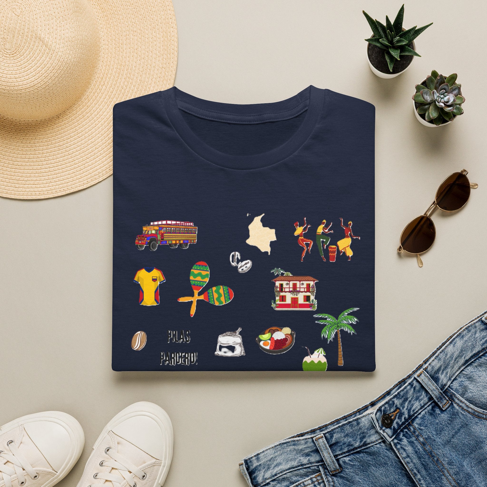 T-Shirt — Colombian Culture Icons