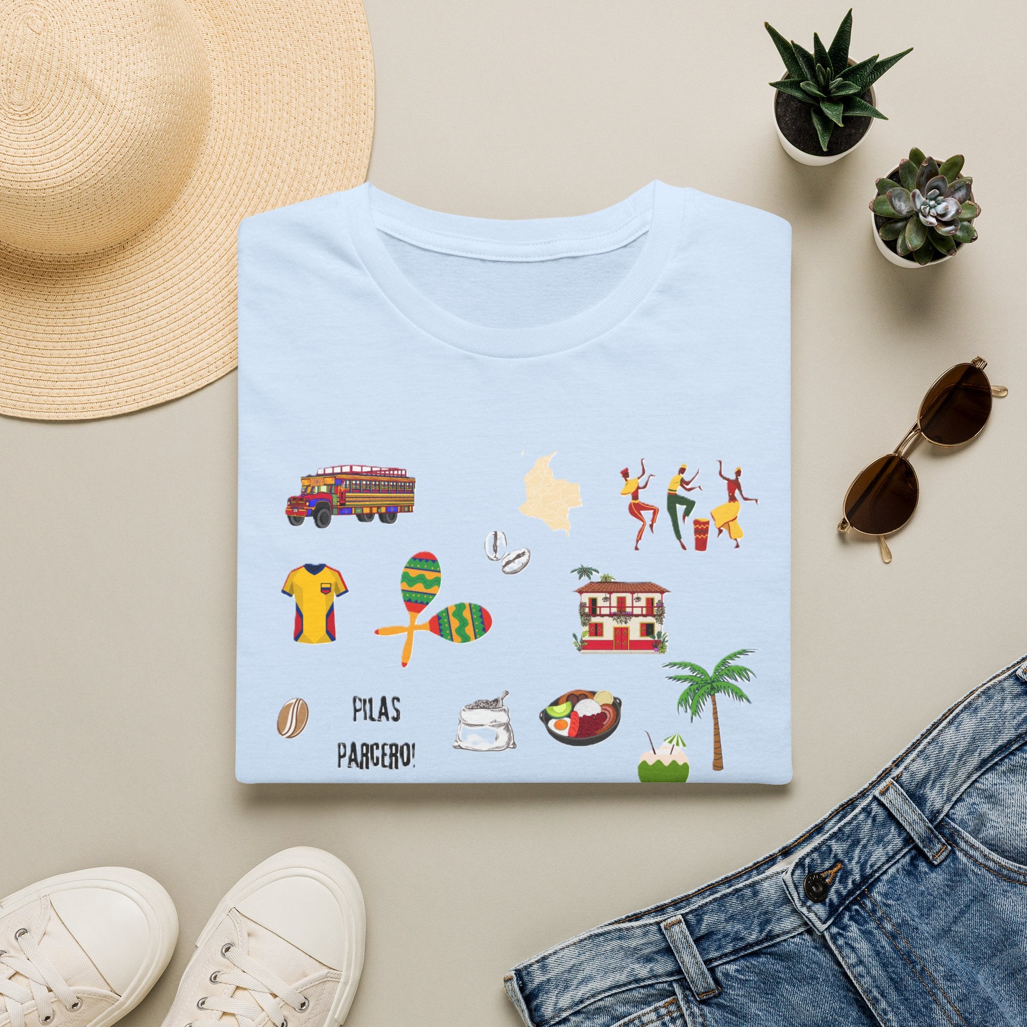 T-Shirt — Colombian Culture Icons