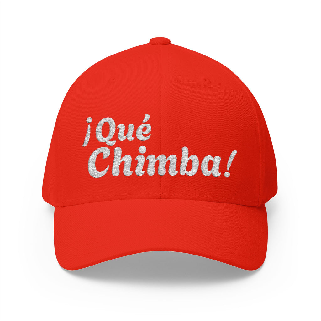 Que Chimba Embroidered Baseball Cap — Casual Latin Pride Hat