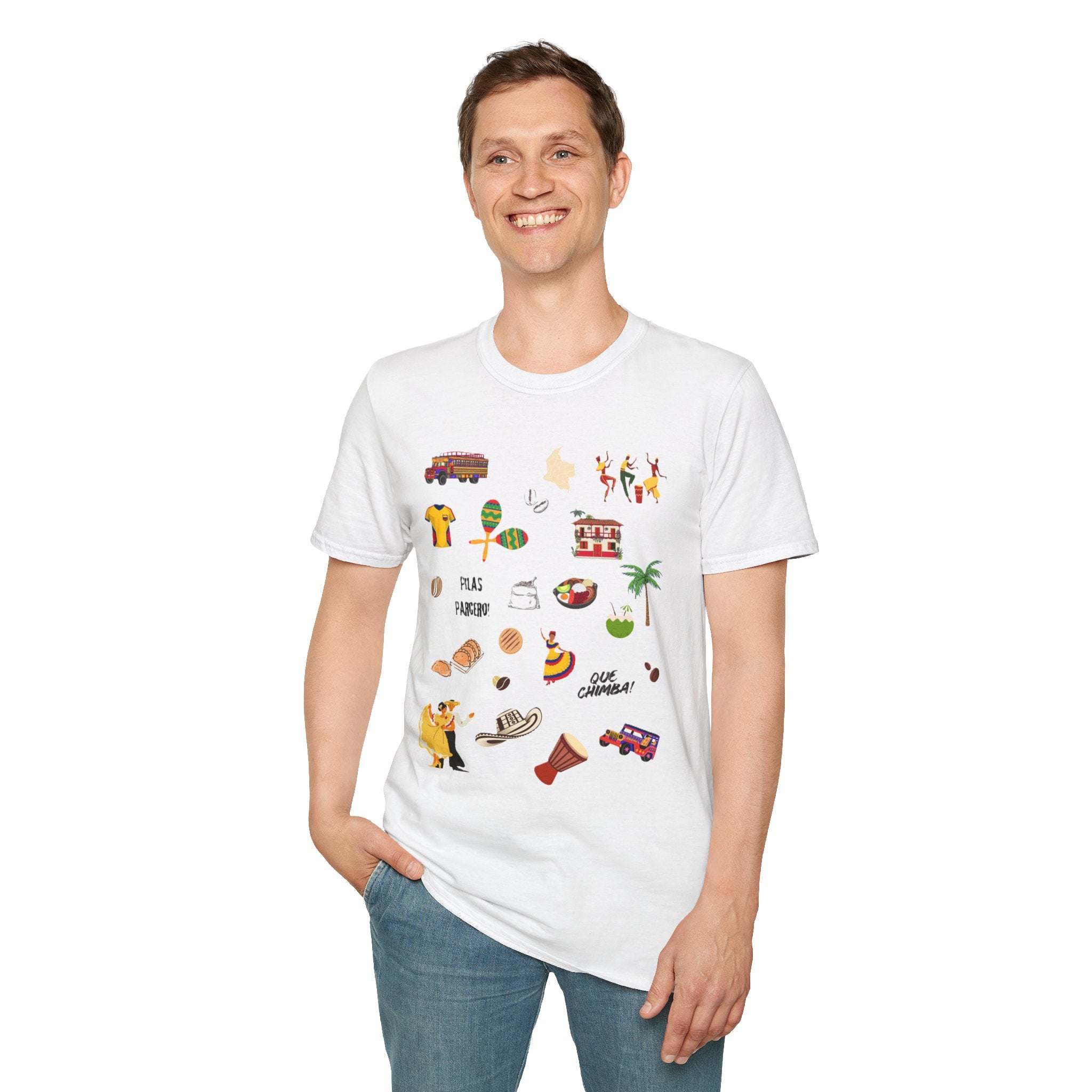 T-Shirt — Colombian Culture Icons