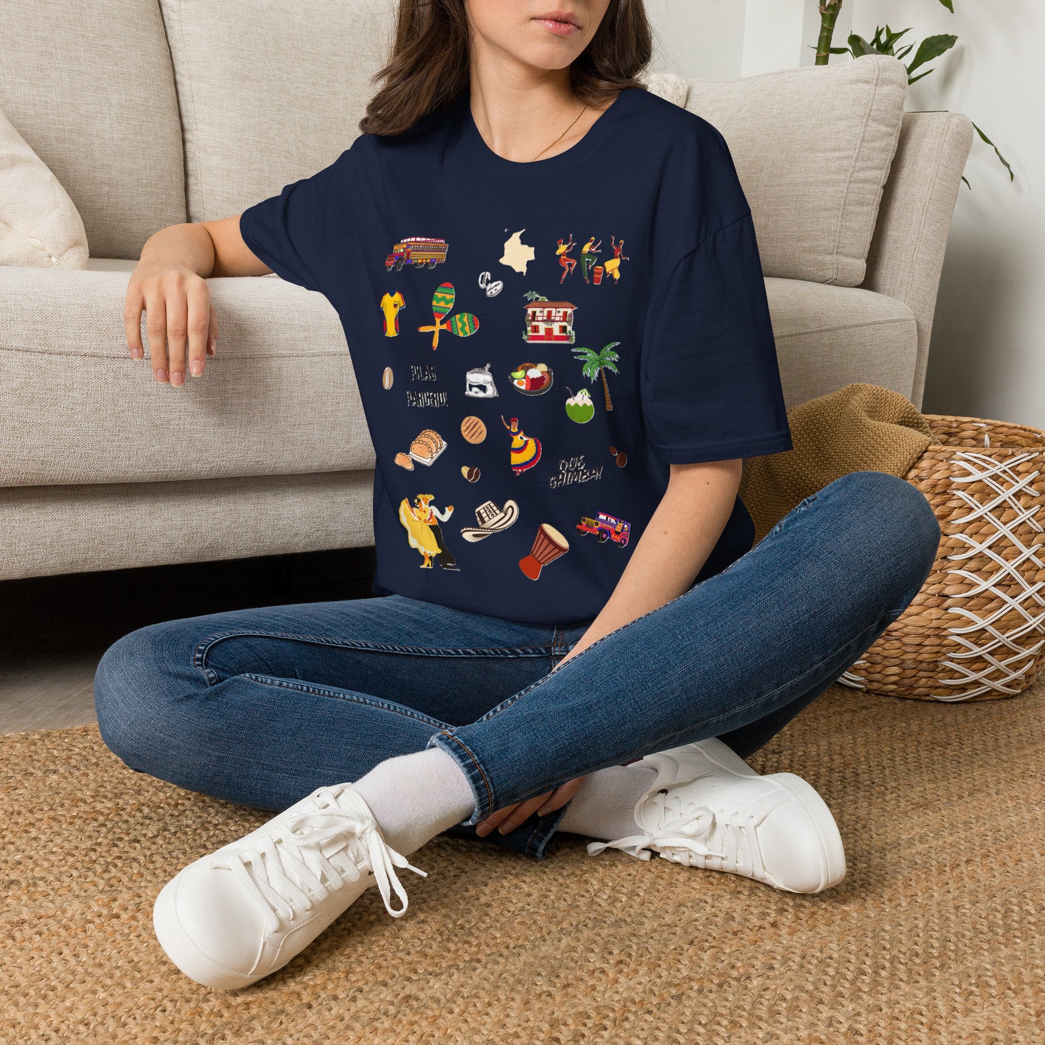 T-Shirt — Colombian Culture Icons