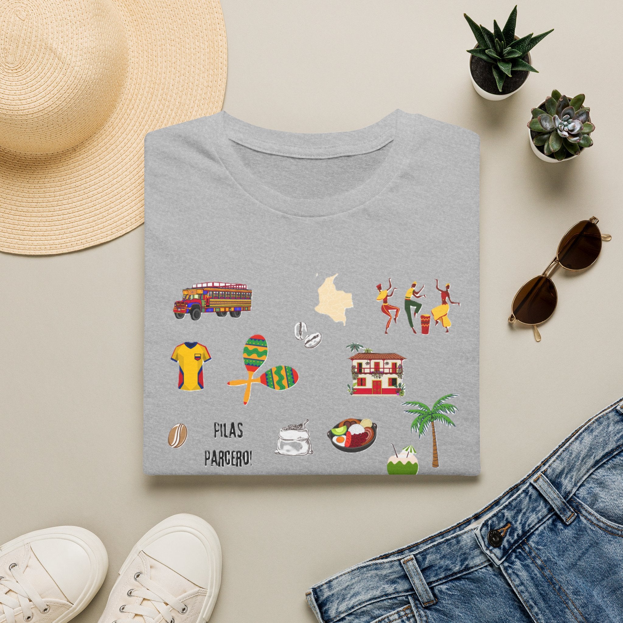 T-Shirt — Colombian Culture Icons