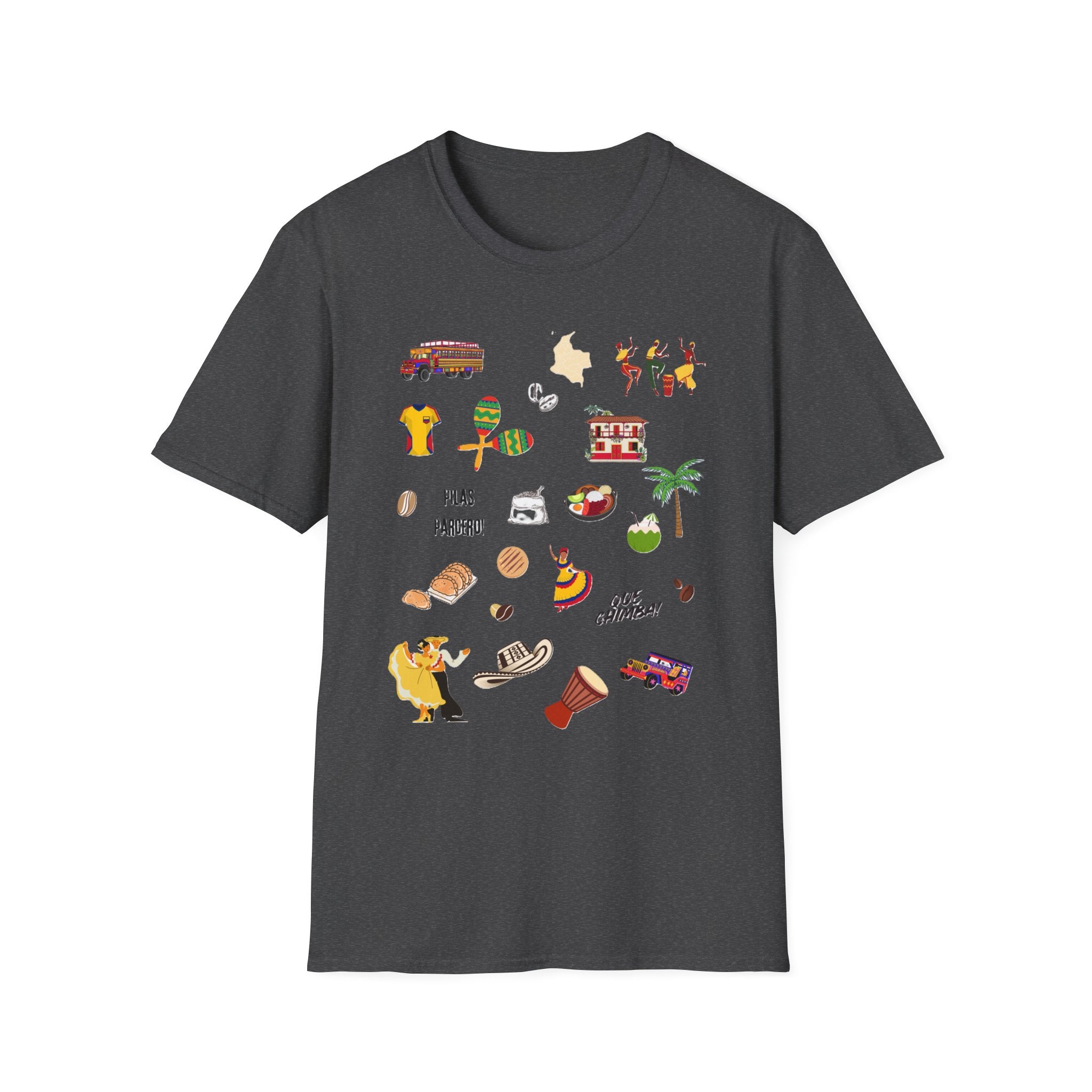T-Shirt — Colombian Culture Icons
