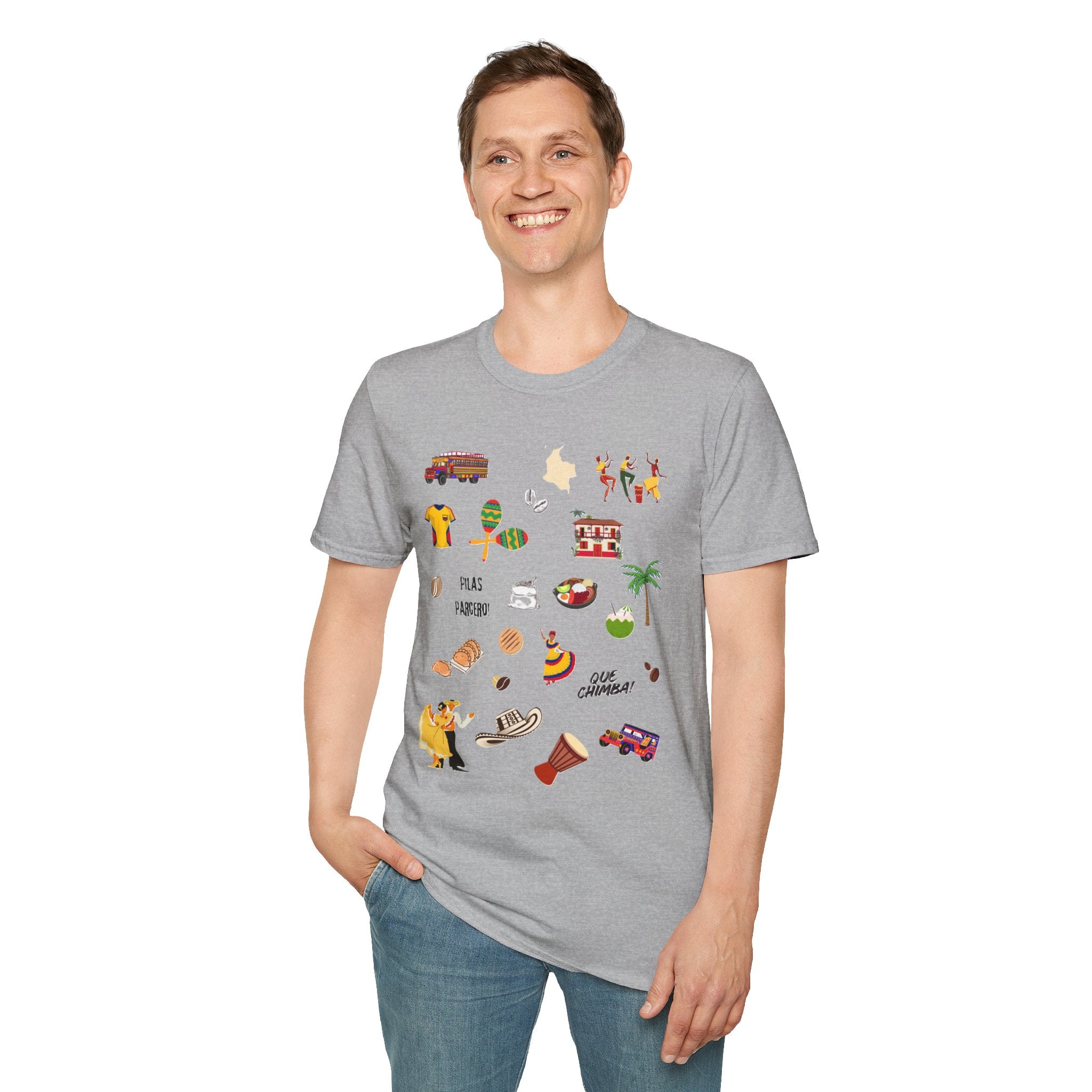 T-Shirt — Colombian Culture Icons