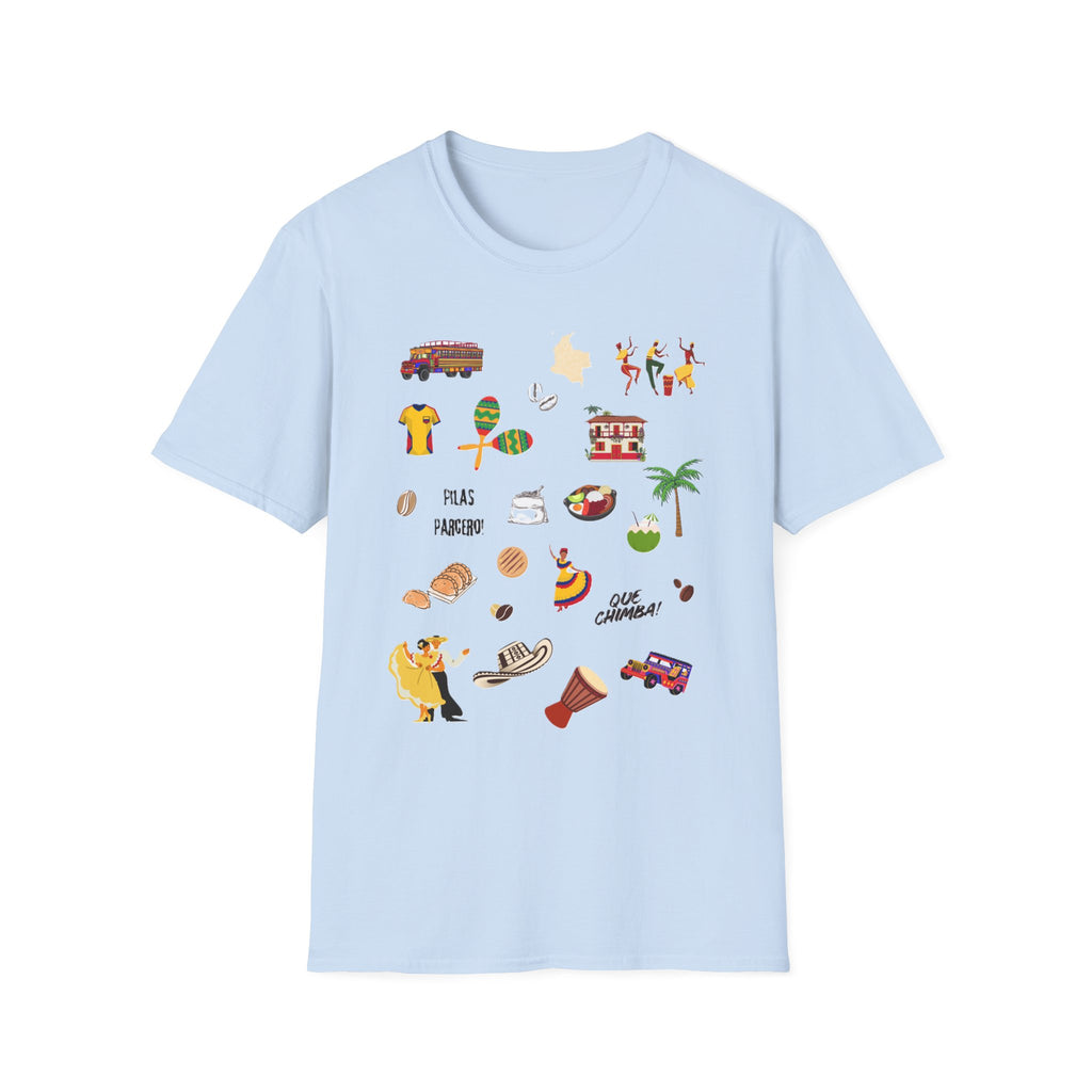 T-Shirt — Colombian Culture Icons