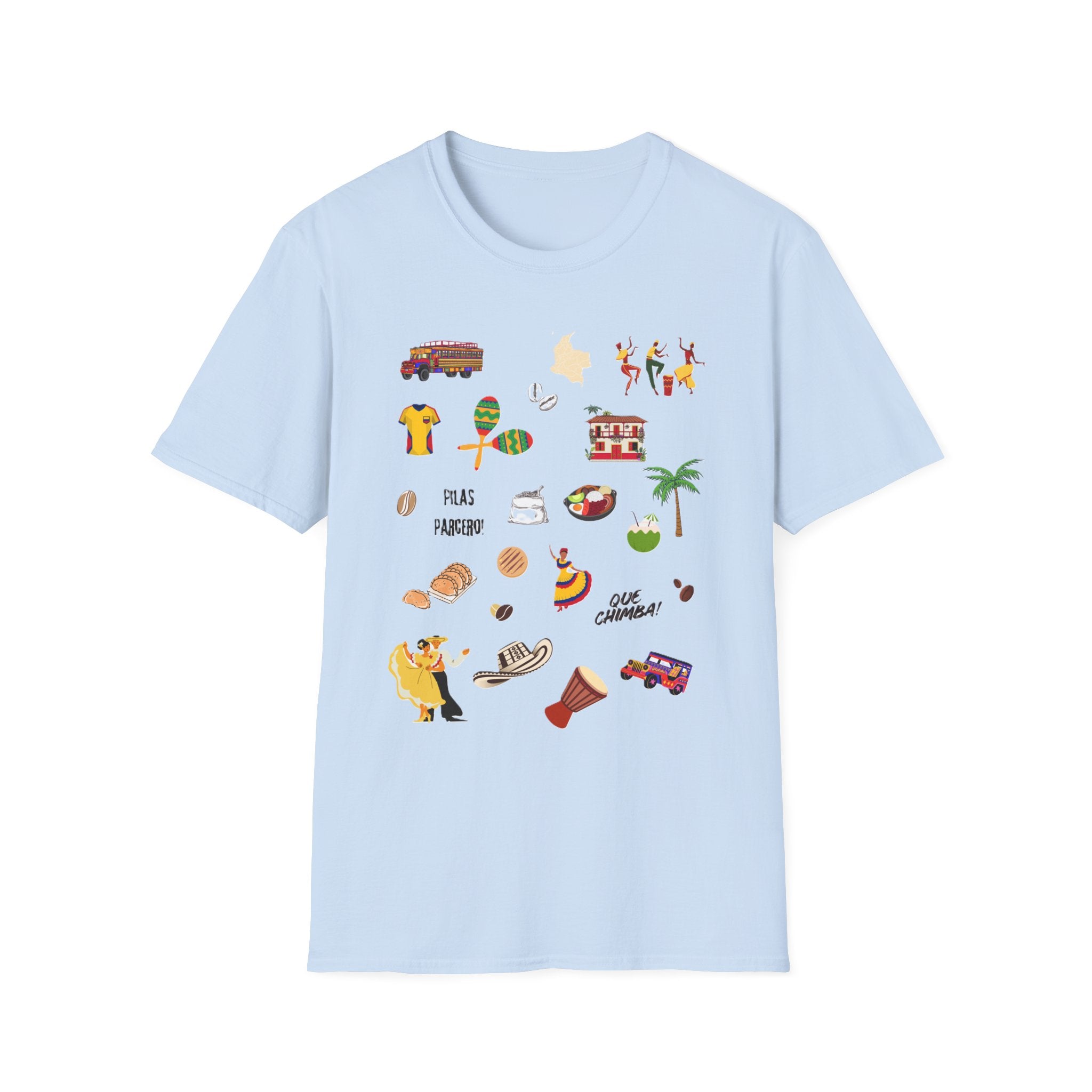 T-Shirt — Colombian Culture Icons