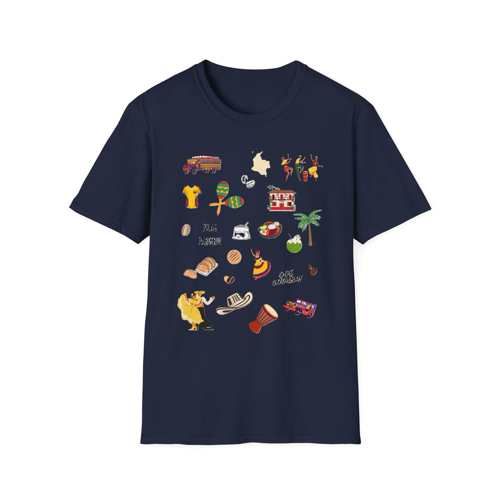 T-Shirt — Colombian Culture Icons