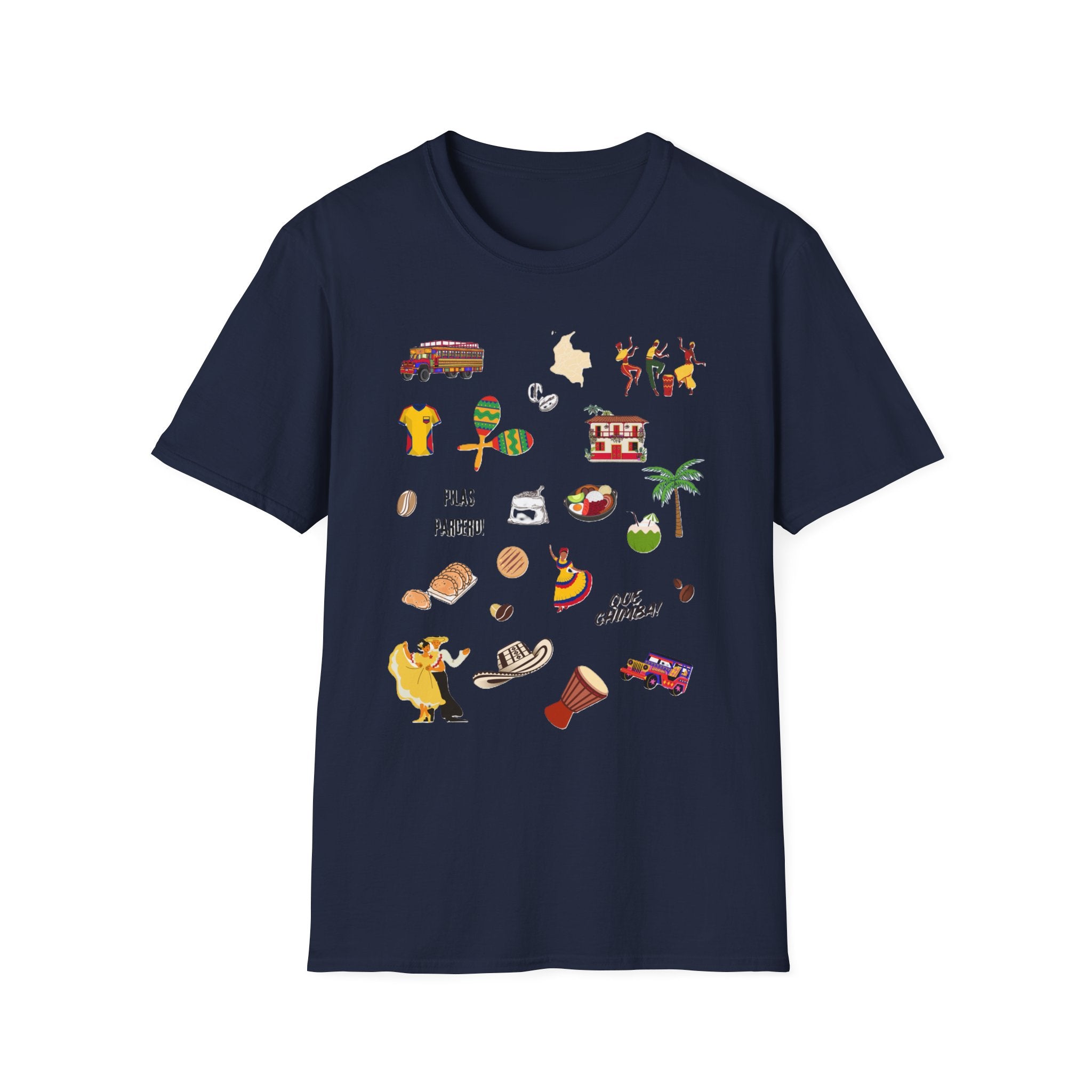 T-Shirt — Colombian Culture Icons