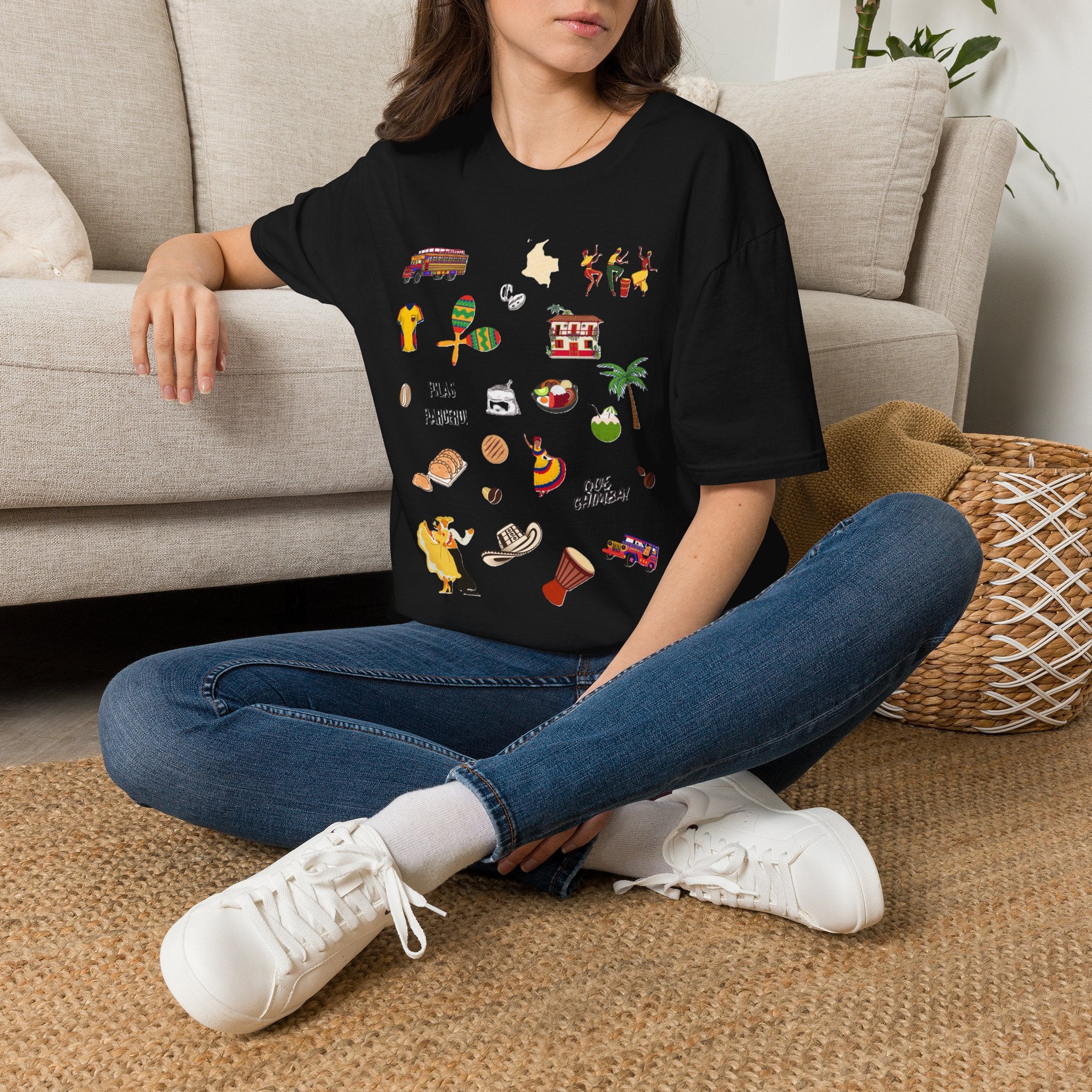T-Shirt — Colombian Culture Icons