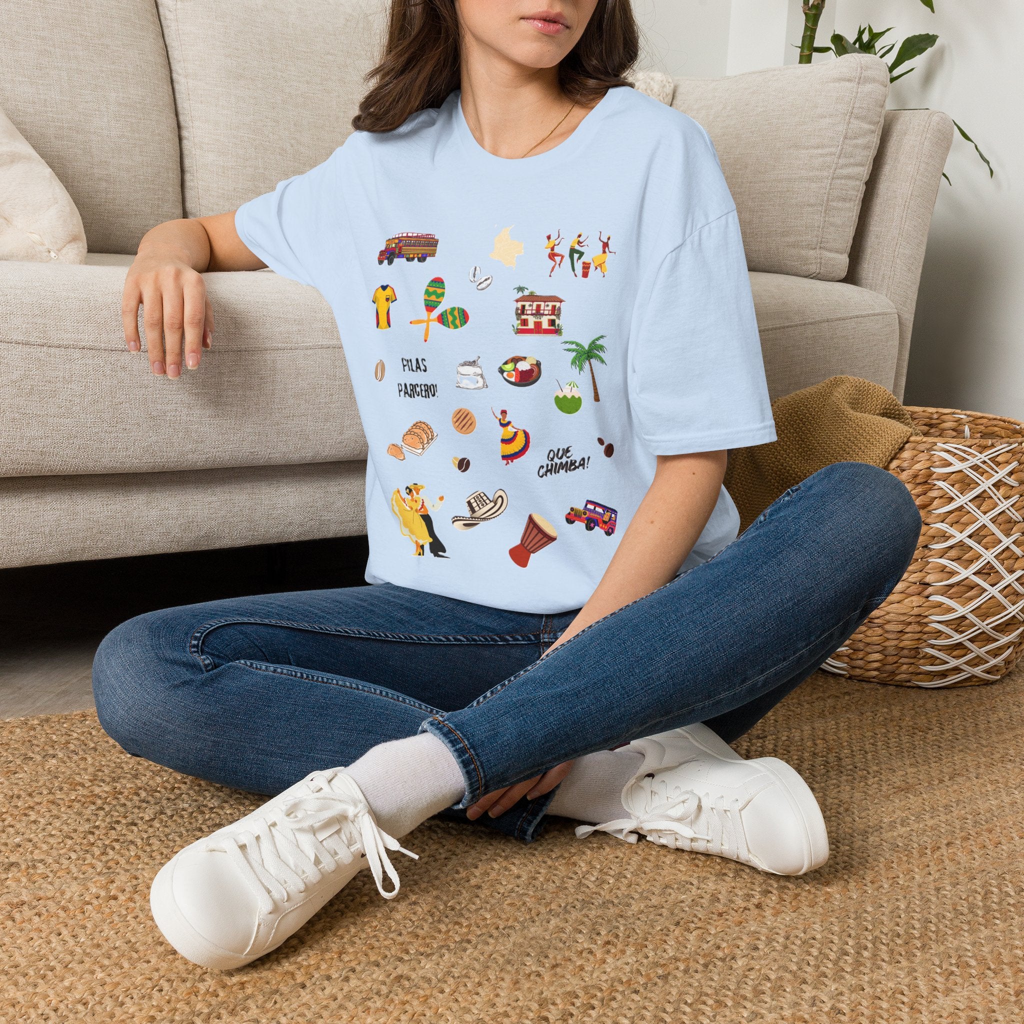 T-Shirt — Colombian Culture Icons