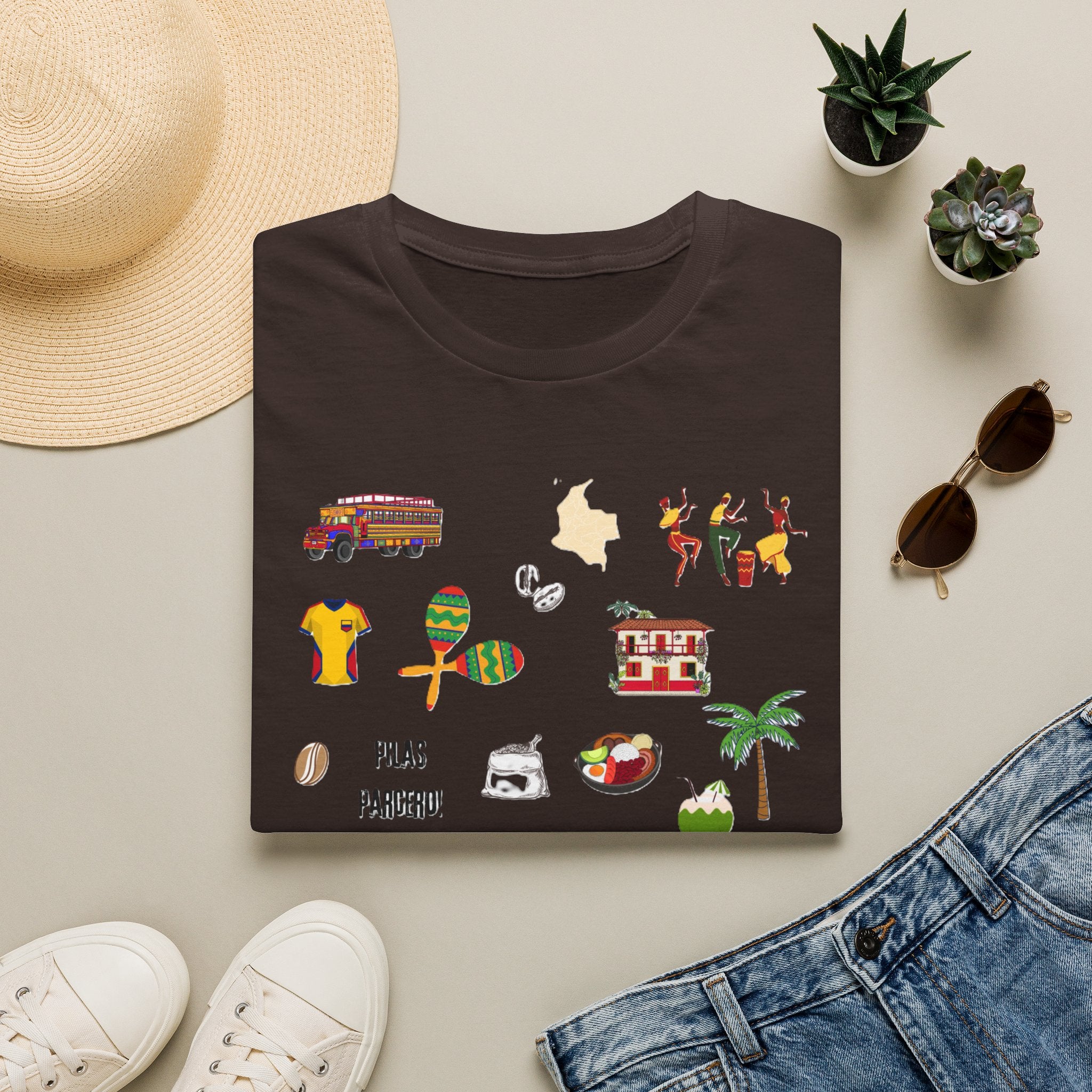 T-Shirt — Colombian Culture Icons