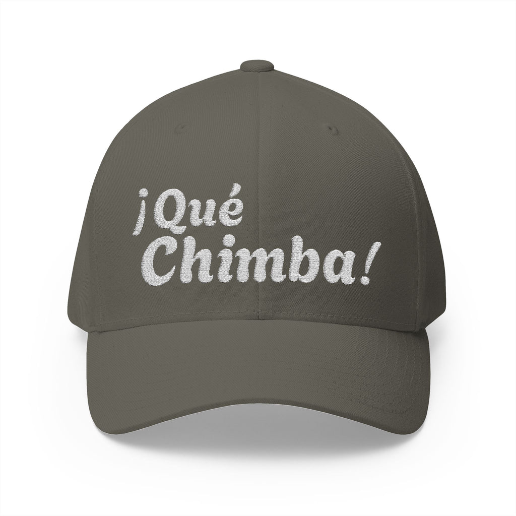 Que Chimba Embroidered Baseball Cap — Casual Latin Pride Hat