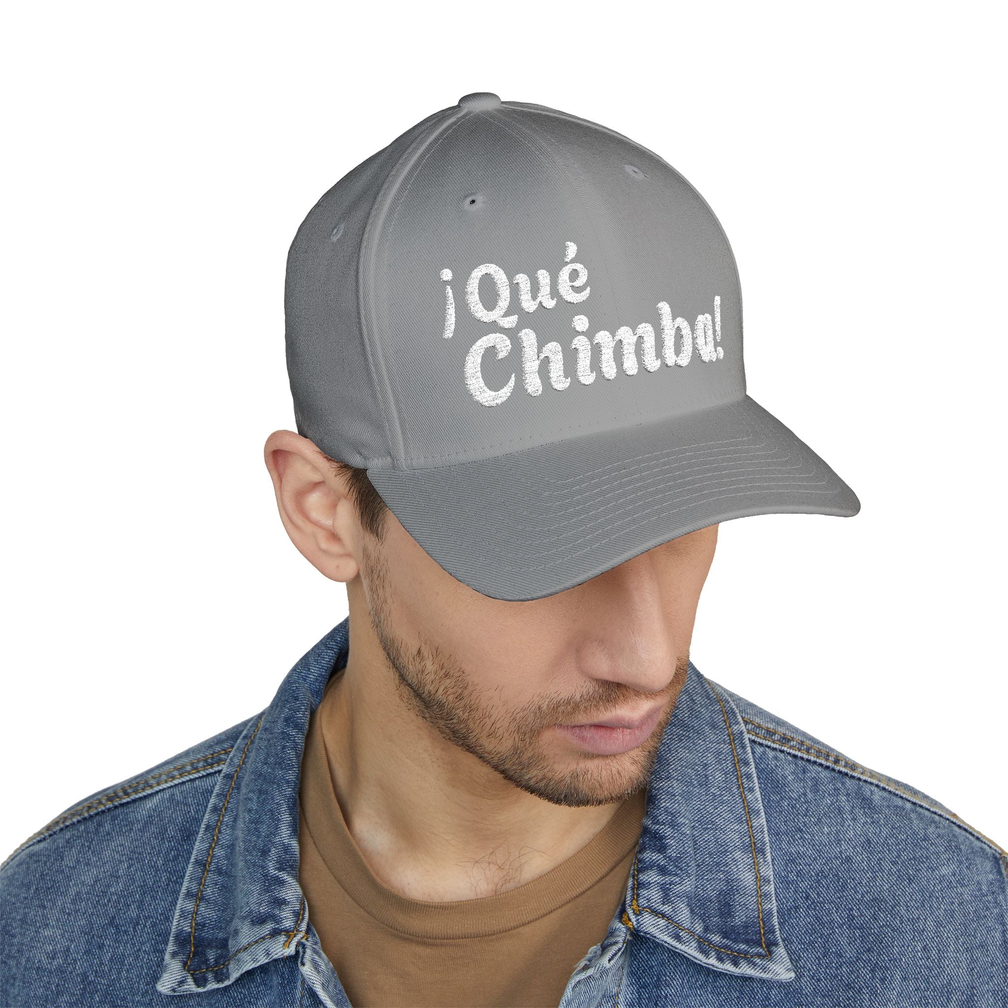 Que Chimba Embroidered Baseball Cap — Casual Latin Pride Hat