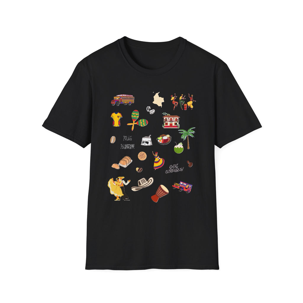 T-Shirt — Colombian Culture Icons