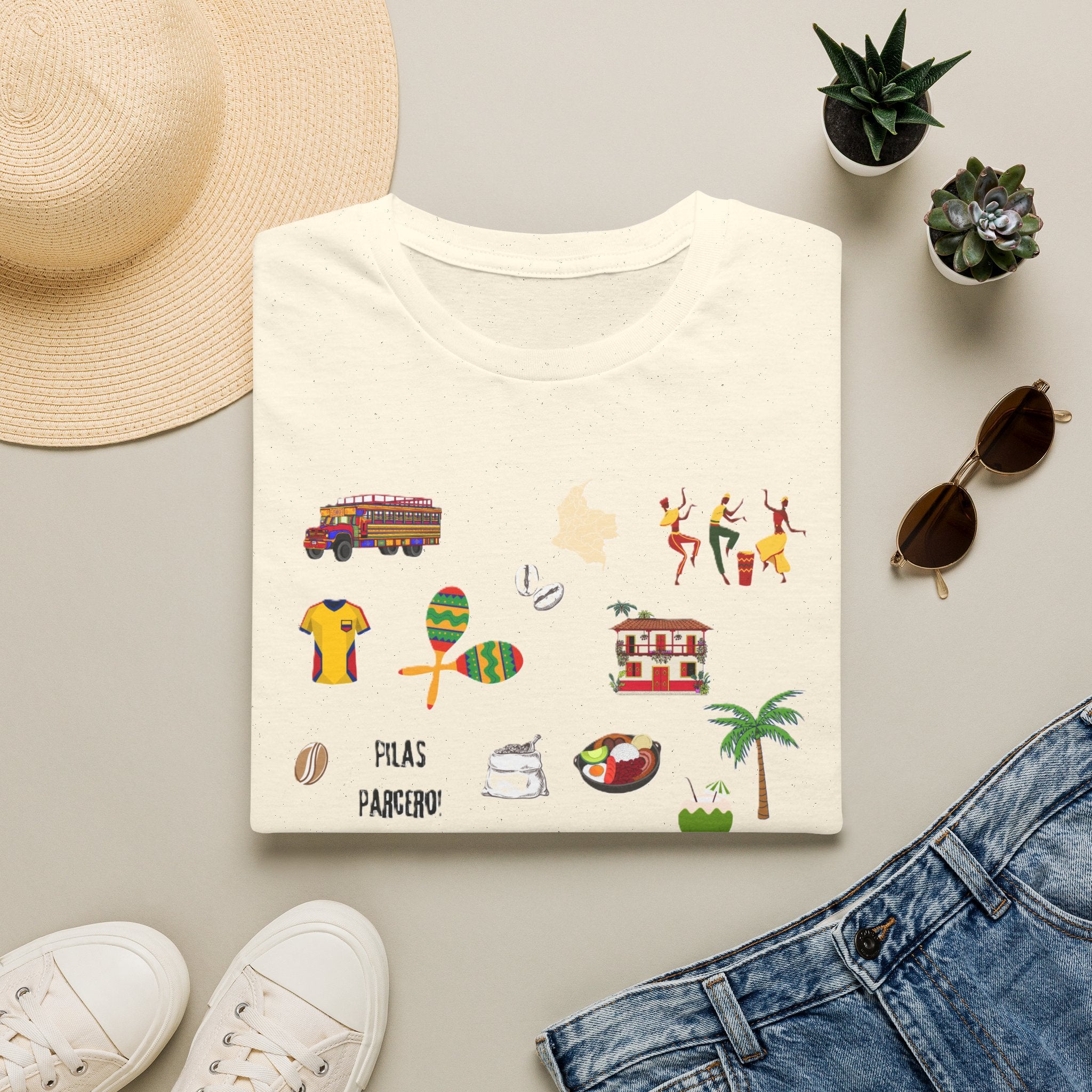 T-Shirt — Colombian Culture Icons