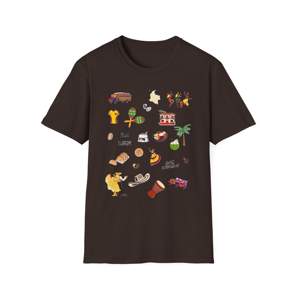 T-Shirt — Colombian Culture Icons