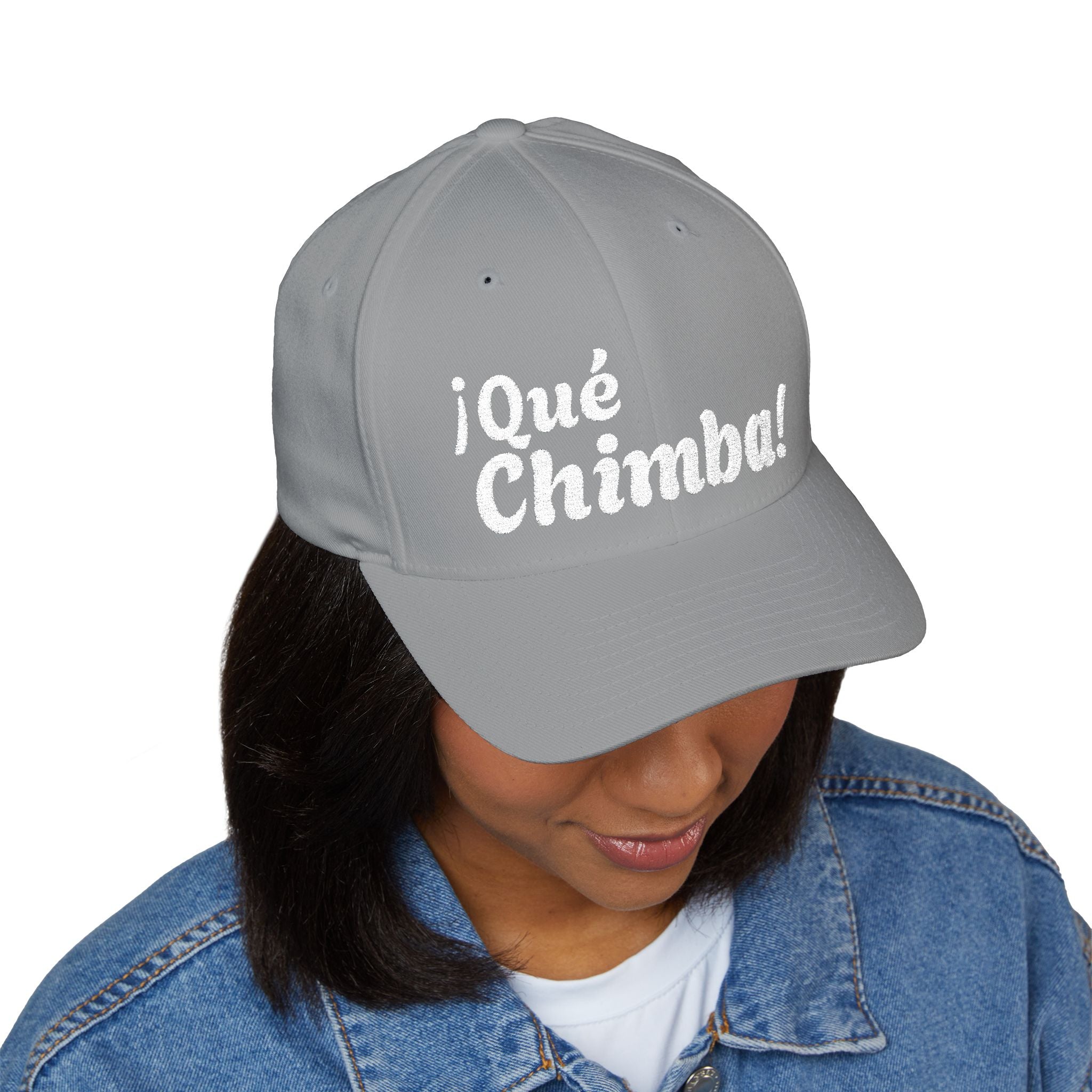 Que Chimba Embroidered Baseball Cap — Casual Latin Pride Hat