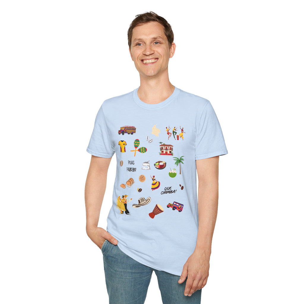 T-Shirt — Colombian Culture Icons