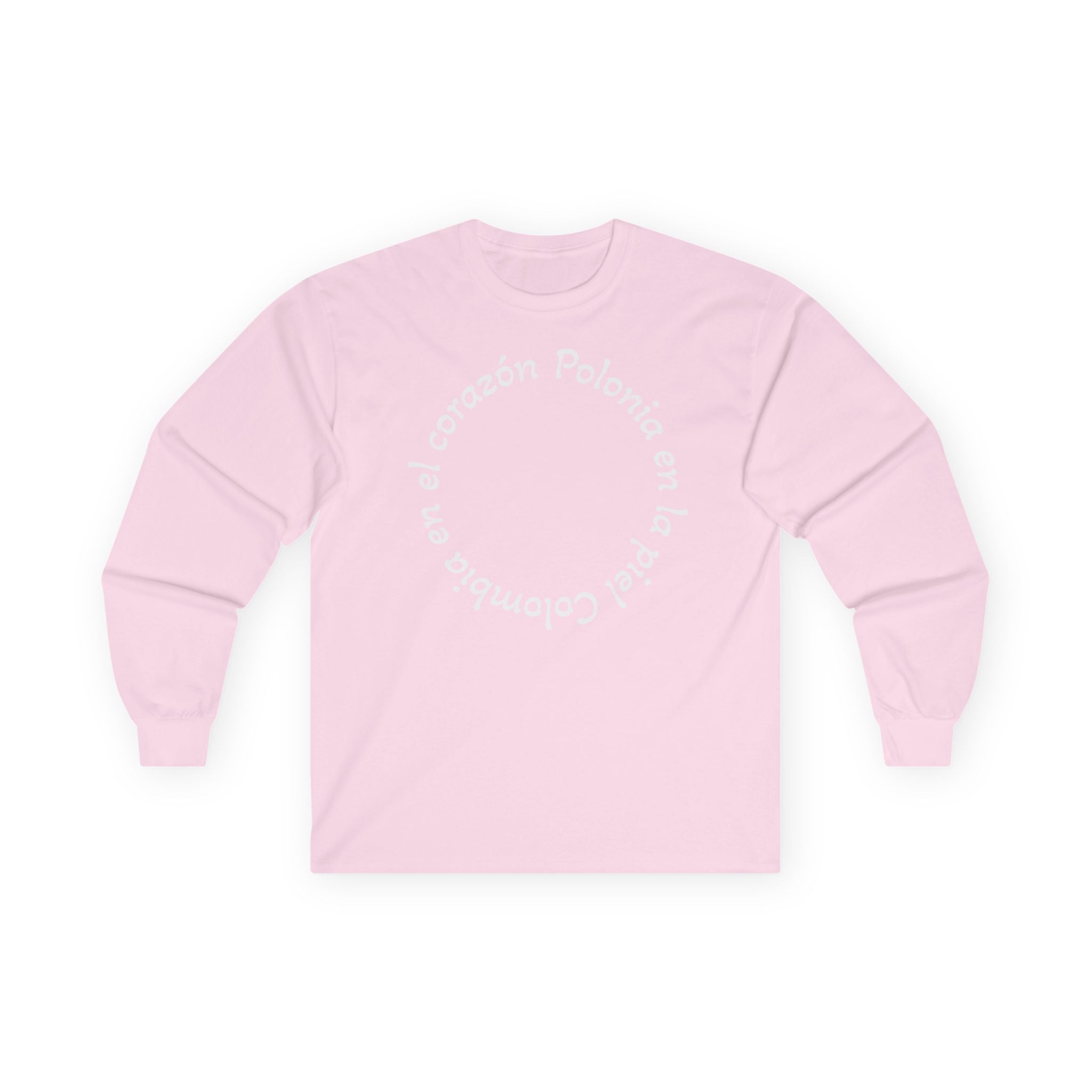 Poland-Colombia Puzzle Long Sleeve Tee — 'En el corazón Polonia en la piel Colombia'