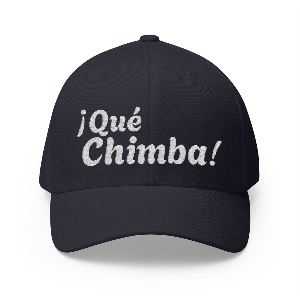 Que Chimba Embroidered Baseball Cap — Casual Latin Pride Hat