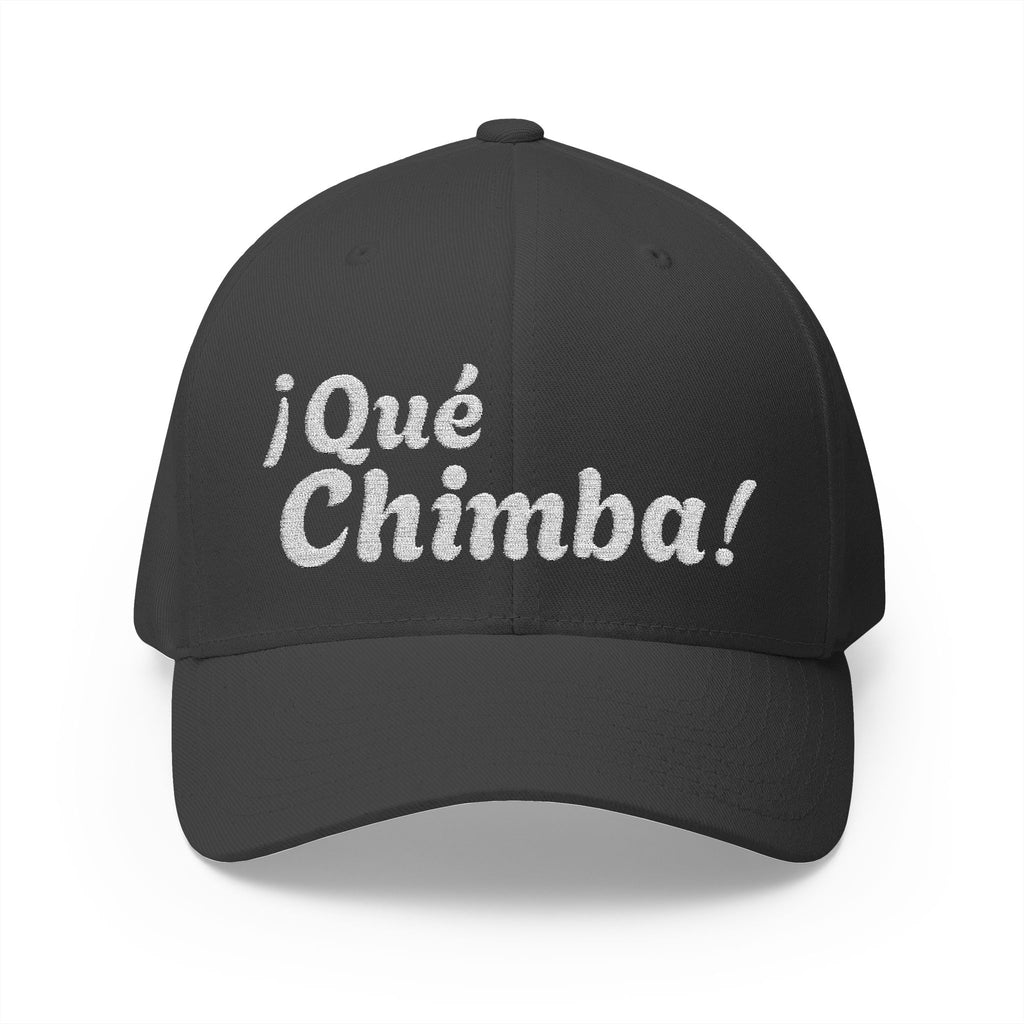 Que Chimba Embroidered Baseball Cap — Casual Latin Pride Hat