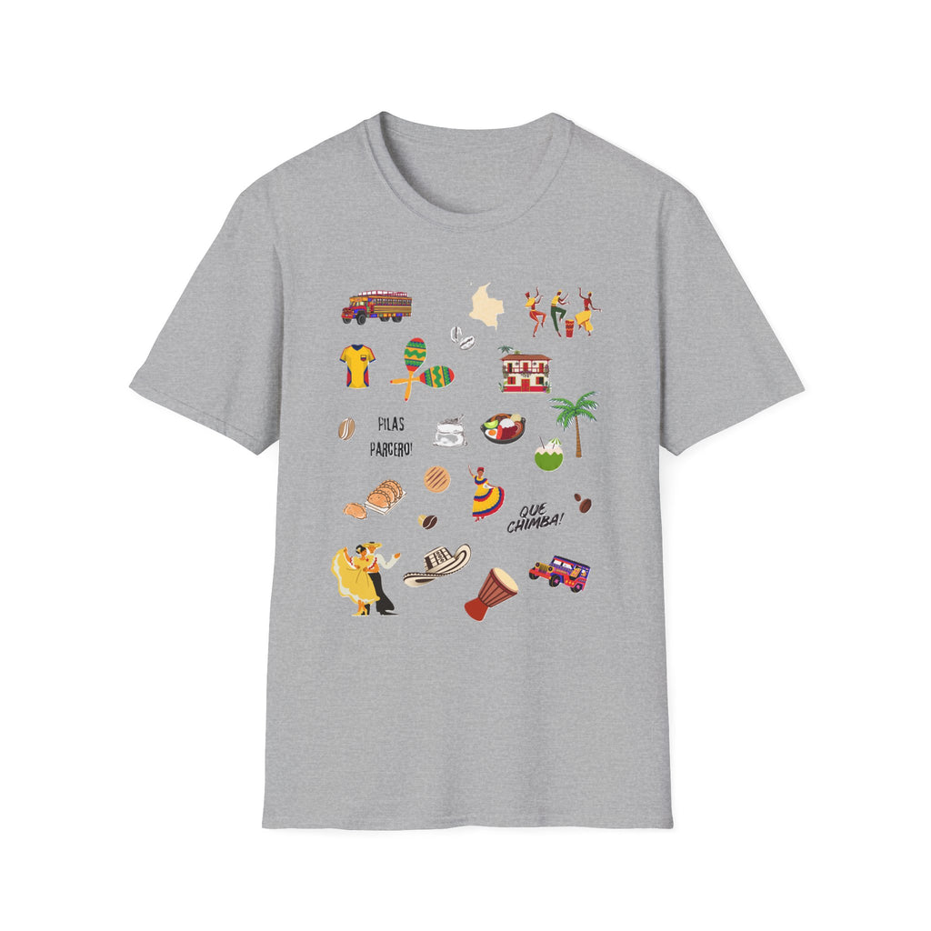T-Shirt — Colombian Culture Icons